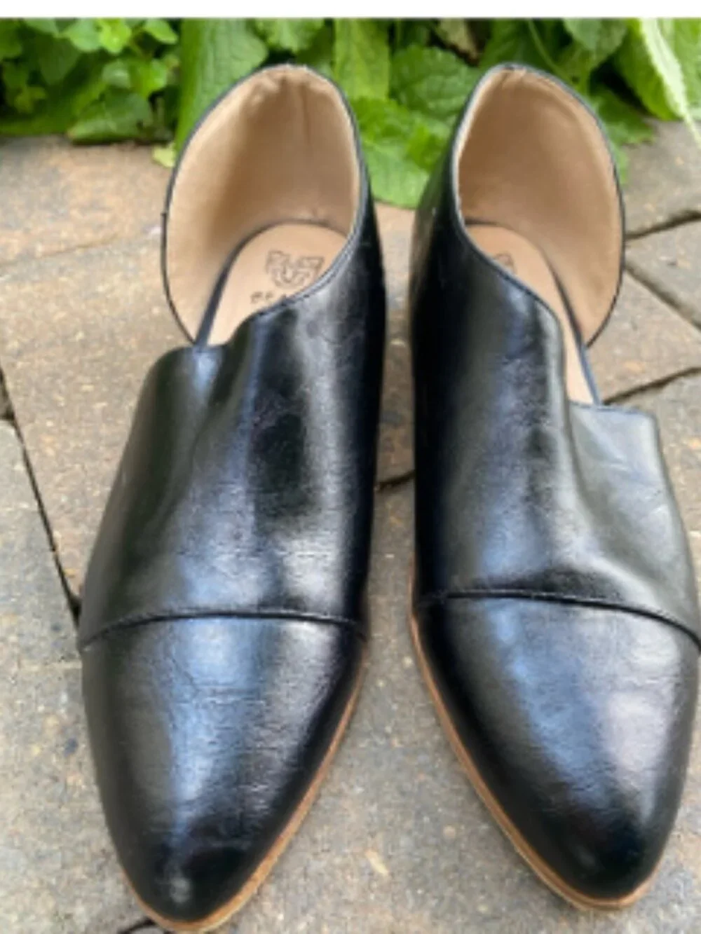 Beast Fashion Pointed-Toe Mules — Black, Size 9 — Summer Sale